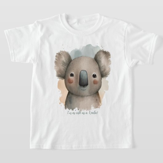 Persoonlijk schattig Koala T-shirt (Laagn)