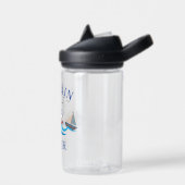 Persoonlijk scheepskapitein voor kinderen waterfles (Links)