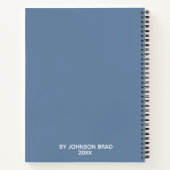 Persoonlijk schetsboek notitieboek (Achterkant)