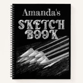 Persoonlijk schetsboek notitieboek (Voorkant)