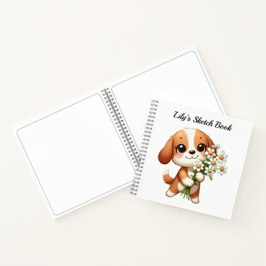 Persoonlijk schetsboek voor kinderen notitieboek (Binnen)