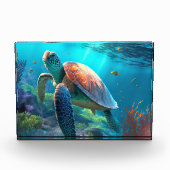 Persoonlijk schildpad foto blok aangepast cadeau i (Voorkant)
