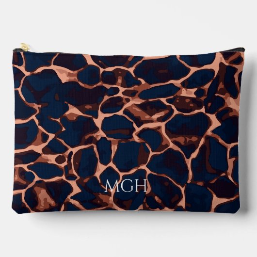 Persoonlijk Schildpadmotief Monogram Etui (Voorkant)