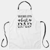 Persoonlijk Schort 'Beste Papa Ter Wereld' (Voorkant)