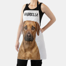 Persoonlijk Schort met Foto van Rhodesian Ridgebac