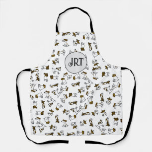 Persoonlijk Schort met Jack Russell