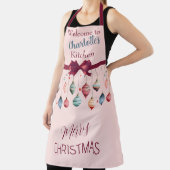 Persoonlijk Schort met Victoriaanse Kerstornamente (Insitu)