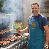Persoonlijk schort Pitmaster Henry BBQ Aangepaste 