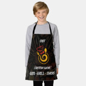 Persoonlijk schort voor mannen voor chef-kok (Gedragen)