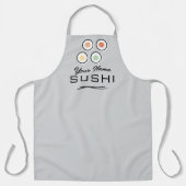 Persoonlijk schort voor sushi-chef met chopsticks- (Voorkant)