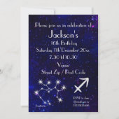 Persoonlijk Schutter Sterrenbeeld Galaxy Feest Kaart (Voorkant)