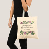 Persoonlijk Script Bachelorette Weekendfeest Tote Bag (Voorkant (product))