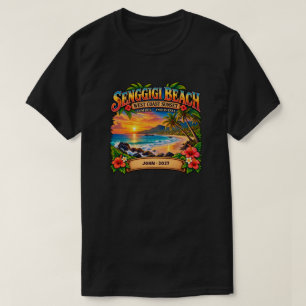 Persoonlijk Senggigi-strand Lombok T-shirt