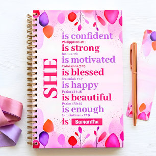 Persoonlijk She Is Me Christelijk Vrouwen Dagboek Notitieboek