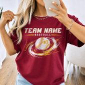 Persoonlijk shirt met baseballspeler nummer