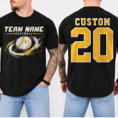 Persoonlijk shirt met baseballspeler nummer