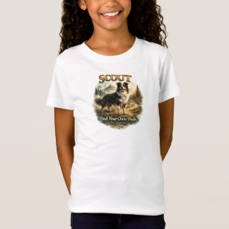 Persoonlijk shirt voor Border Collie Trail-avontuu