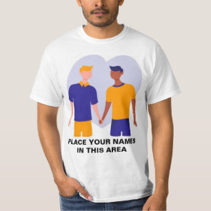 Persoonlijk shirt voor homoseksuele vriend