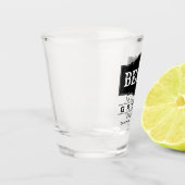 Persoonlijk shotglas voor de bruidegom shot glas (Links)