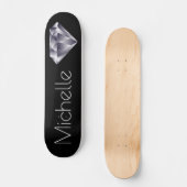Persoonlijk Skateboard met Diamant (Voorkant)