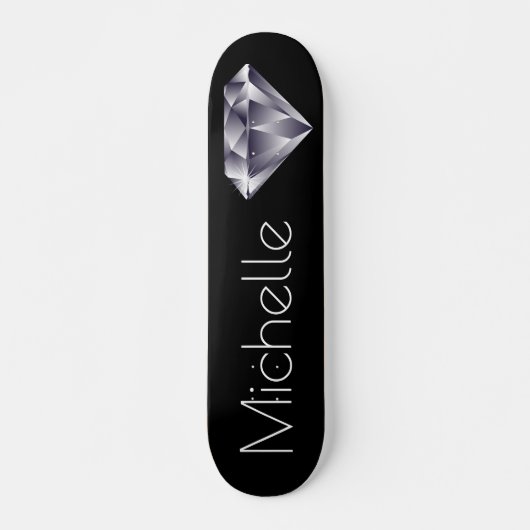 Persoonlijk Skateboard met Diamant (Voorkant)