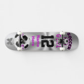 Persoonlijk skateboard van Voetbal voor meisjes (Horizontaal)