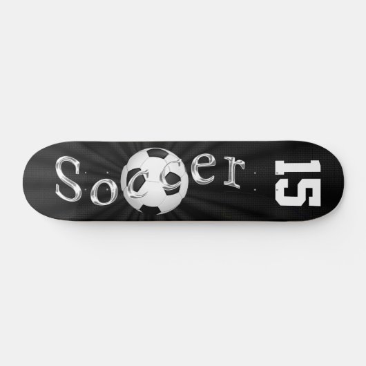 Persoonlijk skateboard Voetbal UW Jersey NUMMER (Horizontaal)