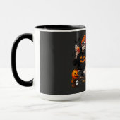 Persoonlijk skelet Halloween blijf eng Mok (Links)