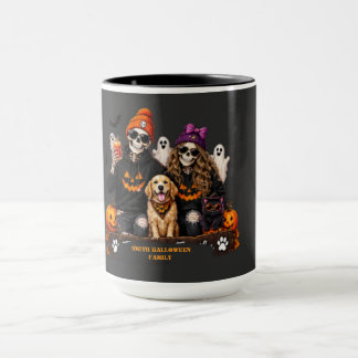 Persoonlijk skelet Halloween blijf eng Mok