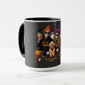 Persoonlijk skelet Halloween blijf eng Mok (Voorkant links)