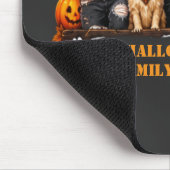 Persoonlijk skelet Halloween blijf eng Muismat (Hoek)