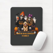 Persoonlijk skelet Halloween blijf eng Muismat (Met muis)
