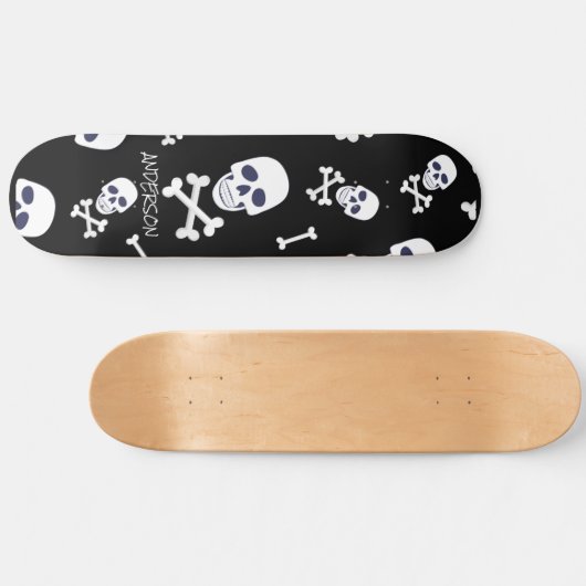 Persoonlijk SKELETON Halloween Skateboard (Horizontaal)