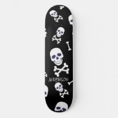 Persoonlijk SKELETON Halloween Skateboard (Voorkant)