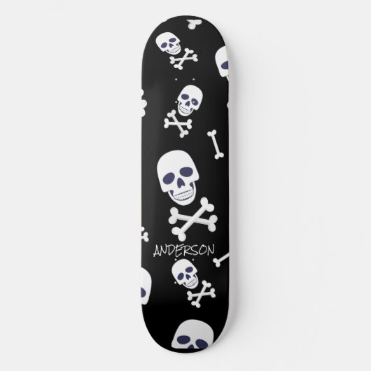 Persoonlijk SKELETON Halloween Skateboard (Voorkant)