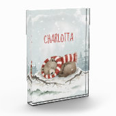 Persoonlijk Slaande-Beren-Fotoblok, Aangepaste Naa Fotoblokken (Links)