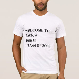 Persoonlijk slaapkamerschild voor de klas van 2030 t-shirt
