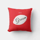 Persoonlijk slaapkussen voor de bruidegom – Modern Kussen (Voorkant)