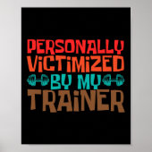 Persoonlijk slachtoffer van mijn coach poster (Voorkant)