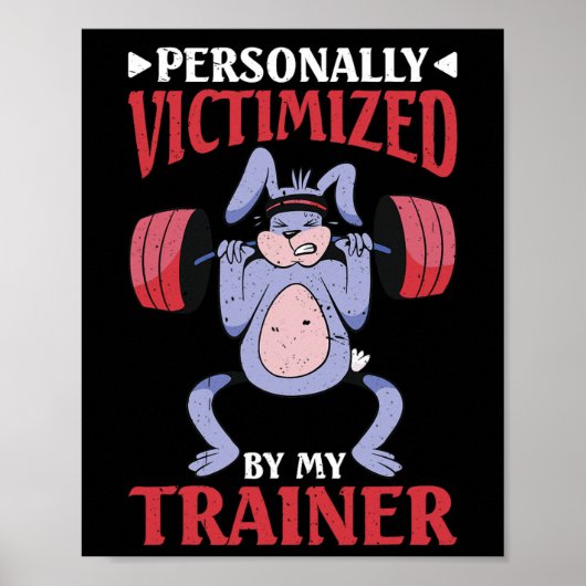 Persoonlijk slachtoffer van mijn trainer 1 poster (Voorkant)