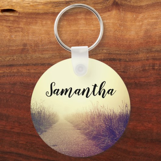 Persoonlijk Sleutelhanger Sunrise Pathway Walkway  (Voorkant)
