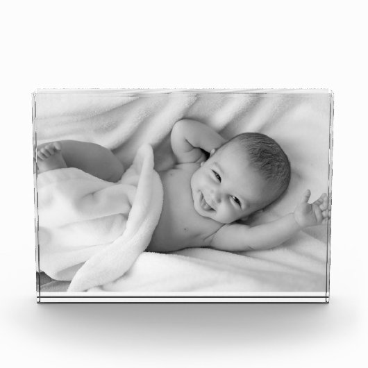 Persoonlijk slot feestdag cadeau fotoblok (Voorkant)