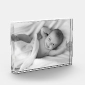 Persoonlijk slot feestdag cadeau fotoblok (Links)