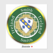 Persoonlijk Smith Ierse Schild/Celtisch Kruis Sticker (Vel)