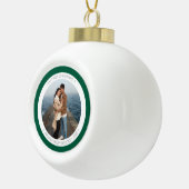 Persoonlijk Sneeuwvlokje Ingelijst Ornament (Rechts)