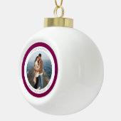 Persoonlijk Sneeuwvlokje Ingelijst Ornament (Rechts)