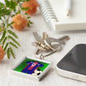 Persoonlijk Soccer football Jersey Sleutelhanger (Zijkant)