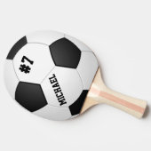 Persoonlijk Soccer Football Ping Pong Paddle Tafeltennisbatje (Zijkant)
