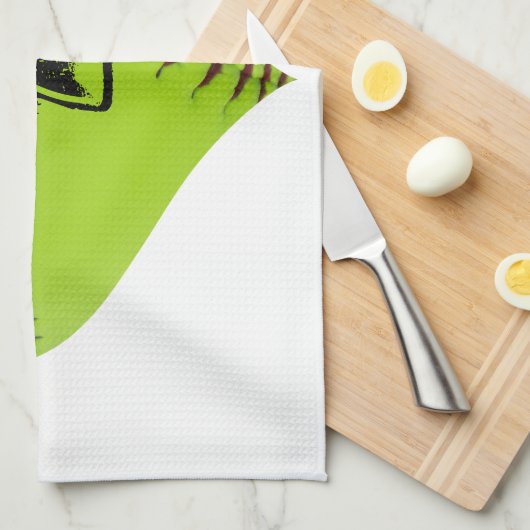 Persoonlijk softball-hart theedoek (Quarter Fold)