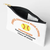 Persoonlijk Softbalspeler Orange High School Etui (Open)